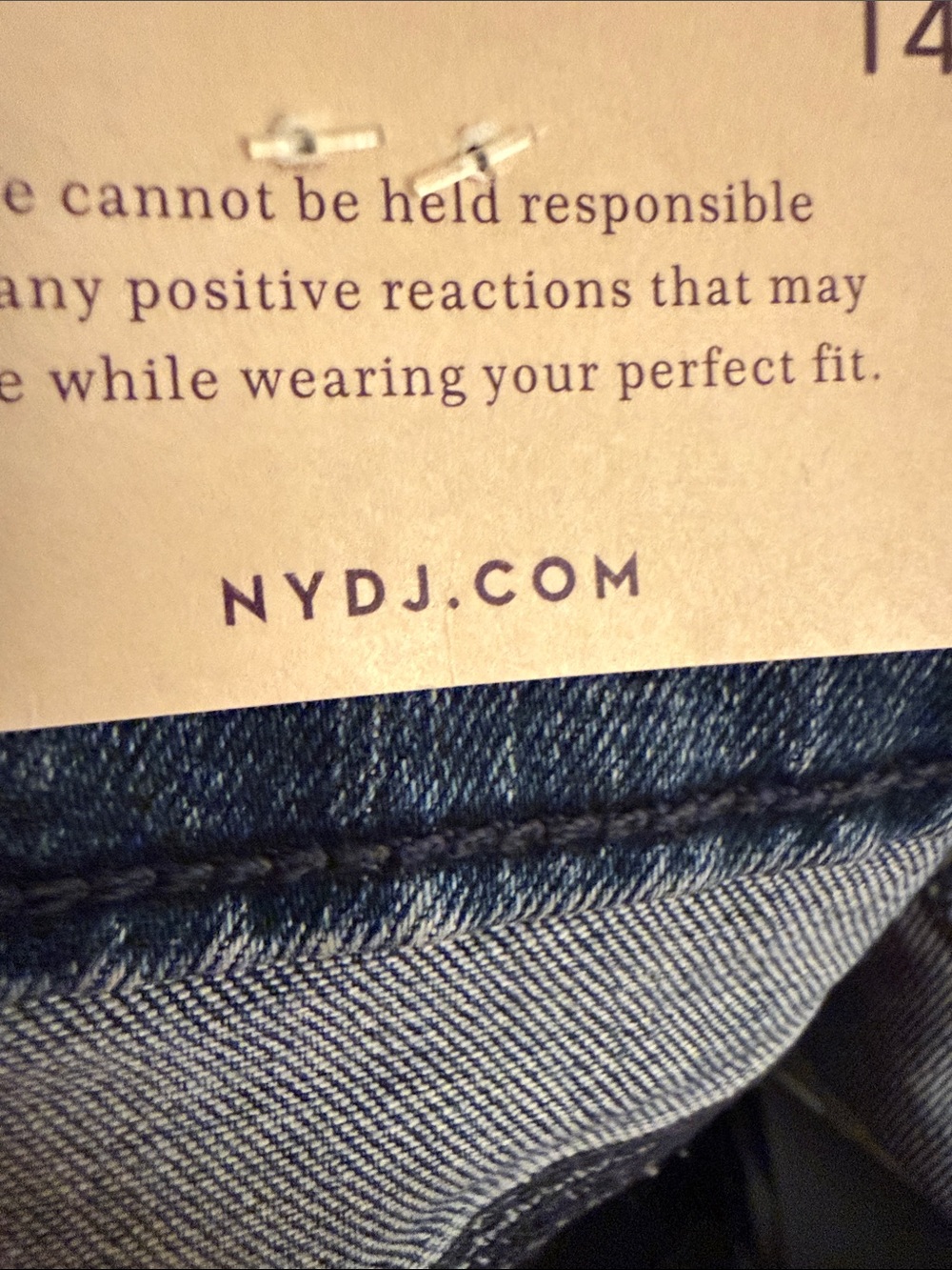 NWT NYDJ Marilyn Straight-Leg Denim Jeans - Picture 6 of 9